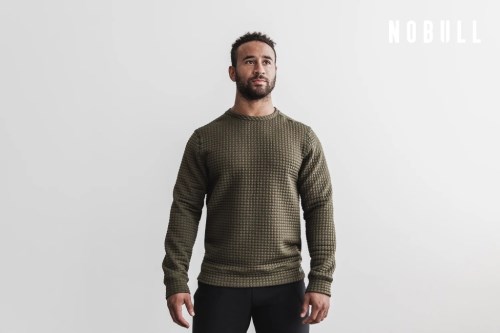 NOBULL Quilted Crew Mens Pullover (Q73109) Ireland